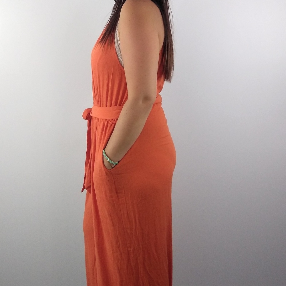 ❤️LAST ONE❤️🌿MANDARIN JUMPSUIT🌿 - Picture 5 of 8